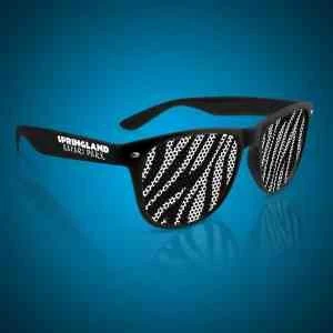 Zebra Print Novelty Sunglasses(Pad Print) 1
