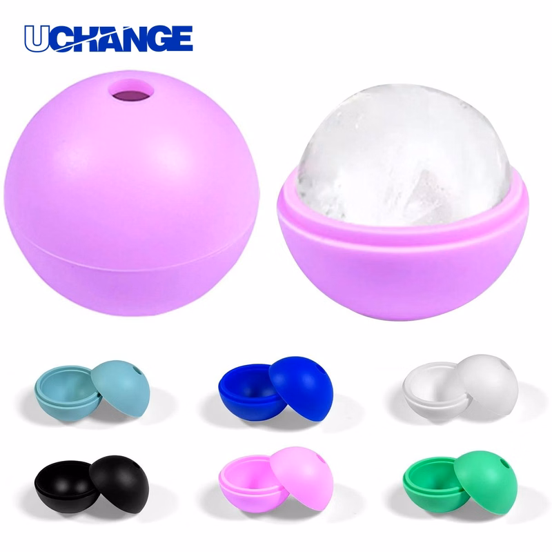 Silicone Round Ice Mold Tray for Drinks