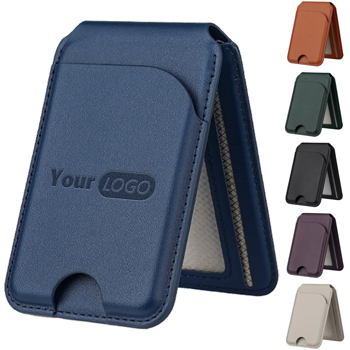 Pu Leather Minimalist Leather Card Holder Wallet For The Modern Individual 1