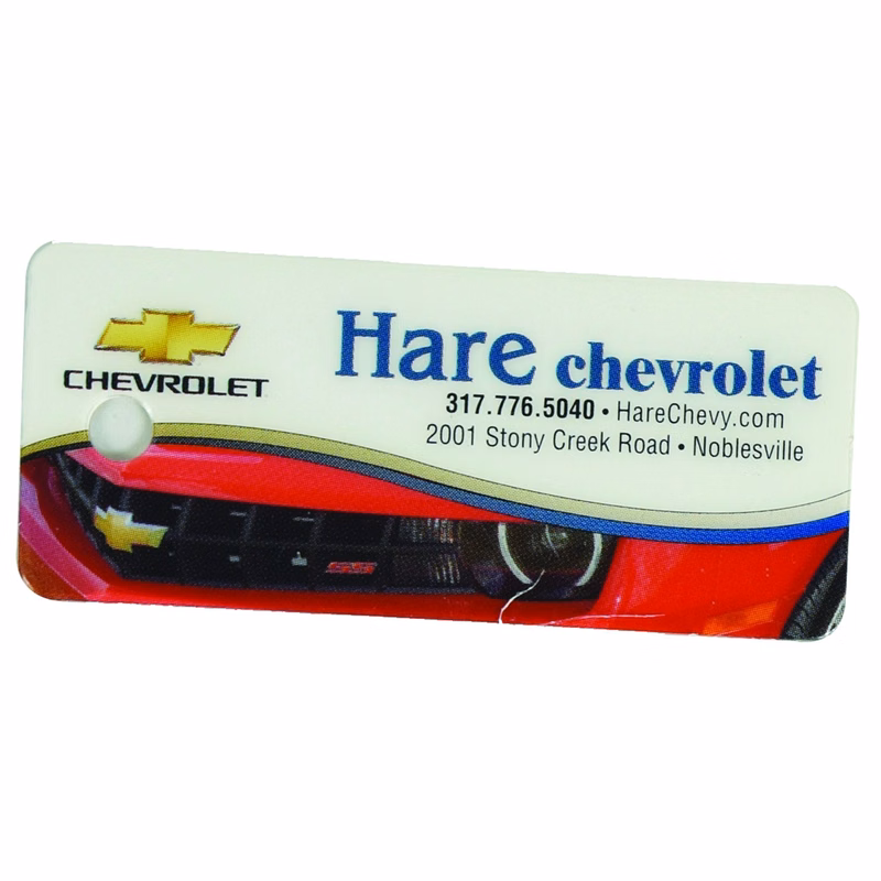 2 5/8"W x 1 1/8"H Standard Key Tag