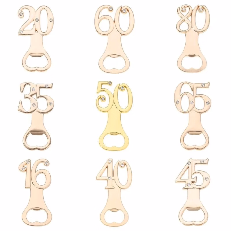 Birthday Number Beer Bottle Opener
