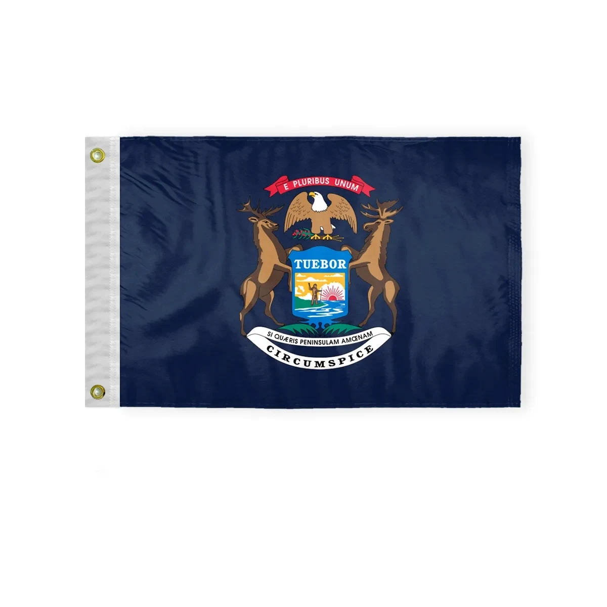 12"x18" to 8'x12' Michigan Nylon Flags 1