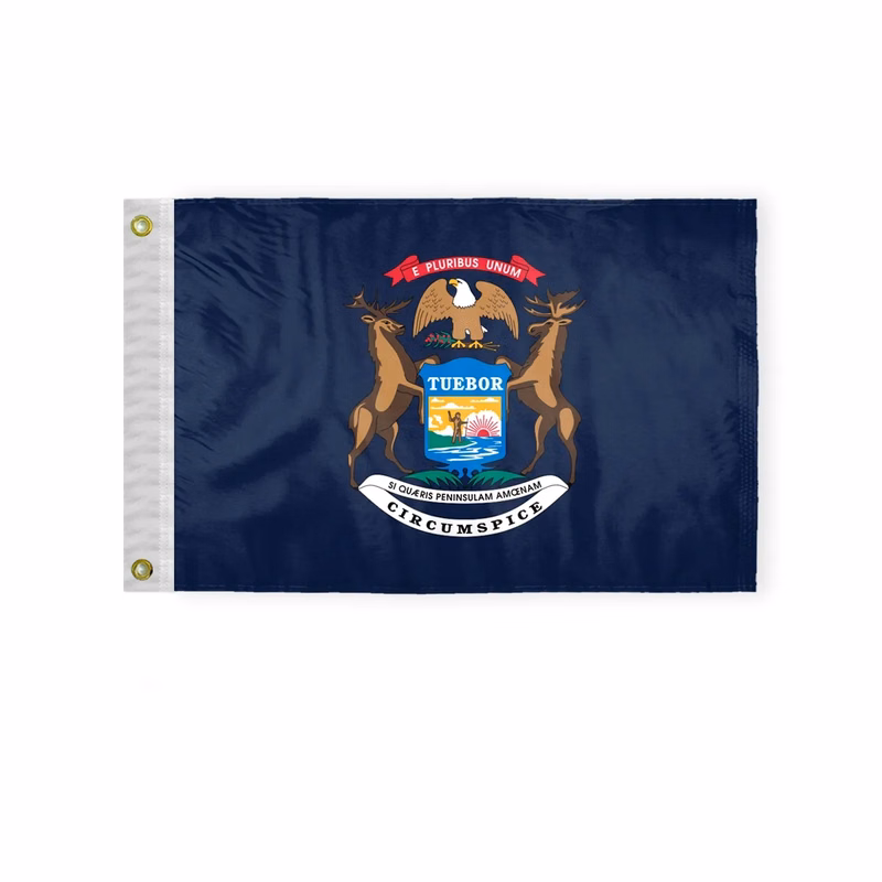 12"x18" to 8'x12' Michigan Nylon Flags