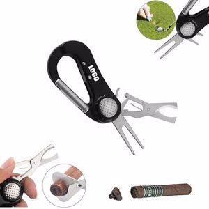 Multi Cigar Clipper With Carabiner And Sharp Blades