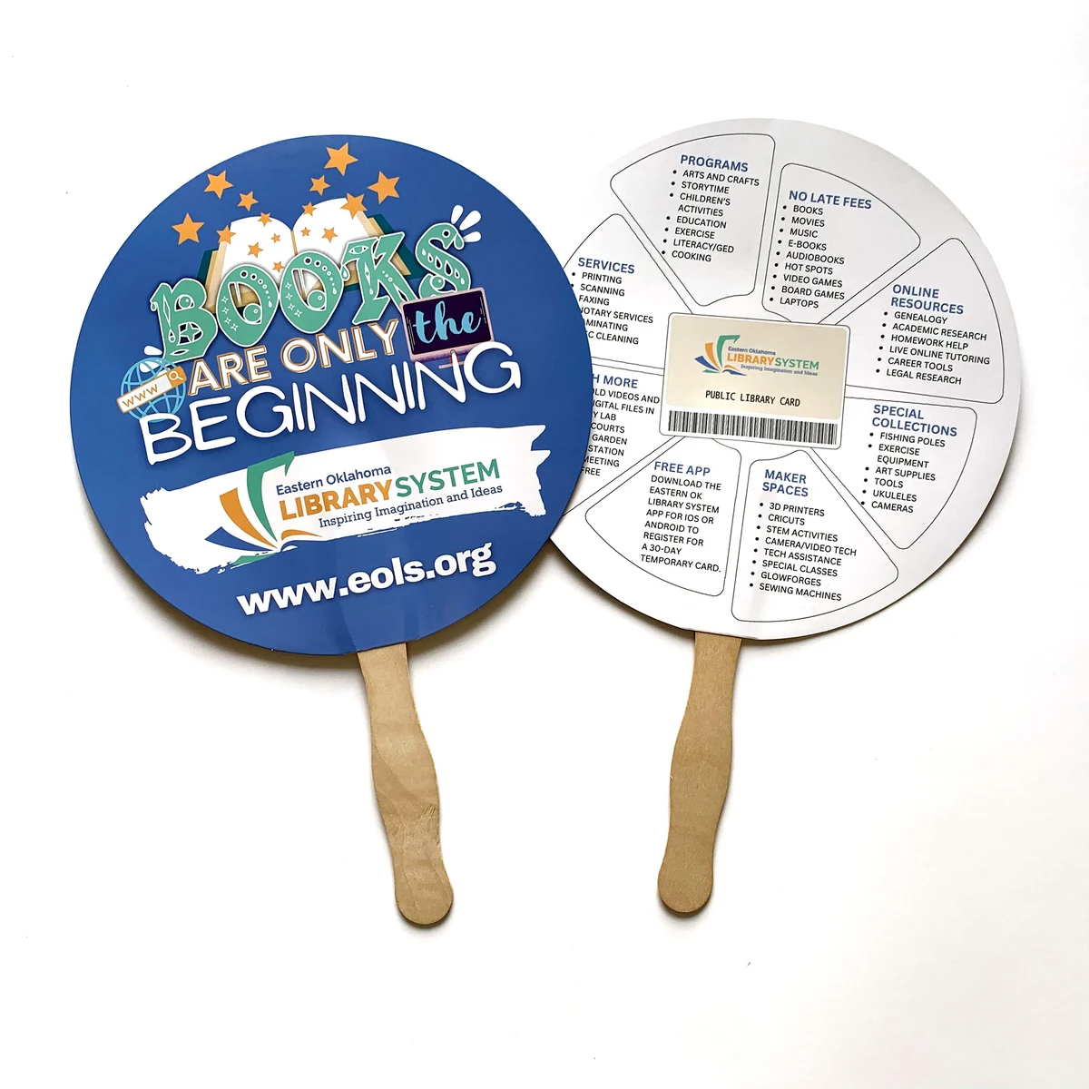Round Hand Fan Full Color 1