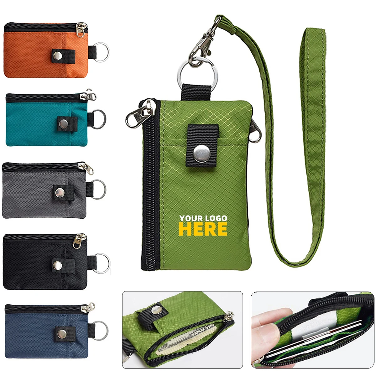 Wallet With Lanyard Keychain 1