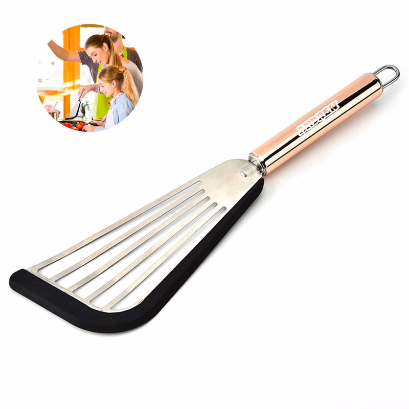 Silicone Stainless Steel Fish Spatula