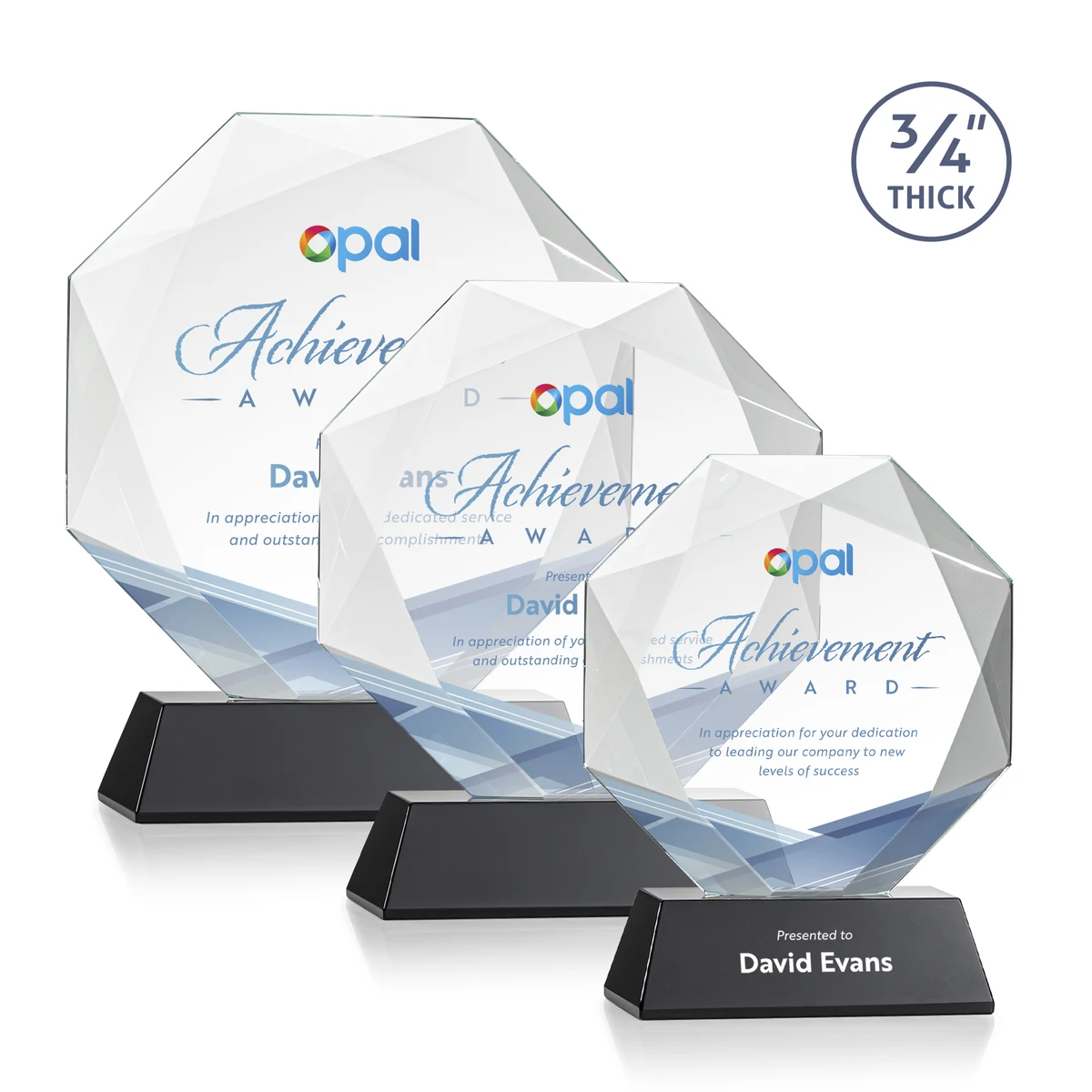 Bradford VividPrint™ Award on Newhaven Base - Black 1
