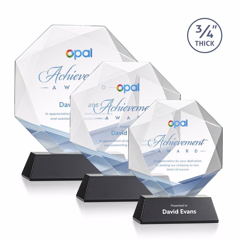 Bradford VividPrint™ Award on Newhaven Base - Black