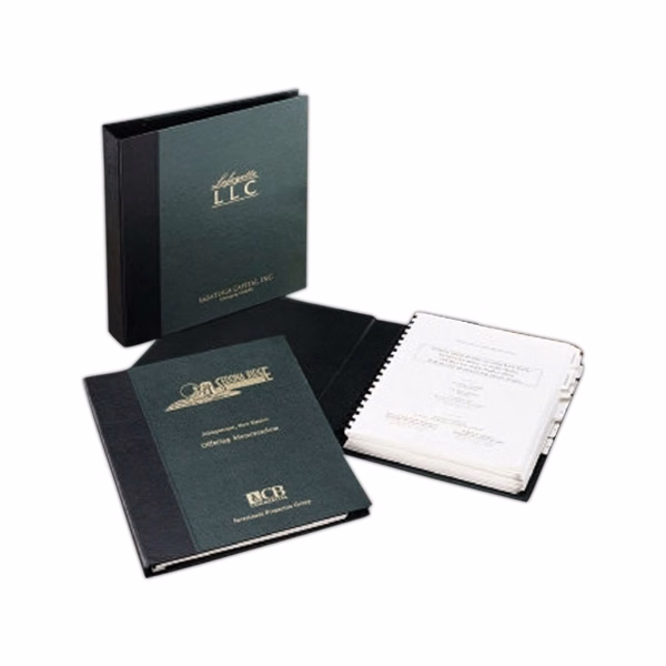 Executive Wrap Folder - Die Cut Version 11" x 8 1/2" + Tab