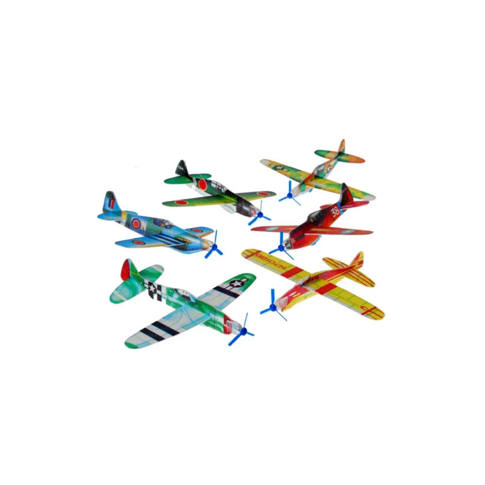 Glider Airplanes - Assorted 6.75" 1