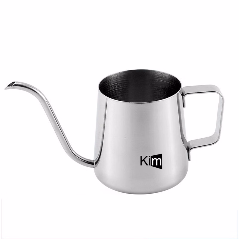 Long Slim Mouth Gooseneck Stainless Steel Coffee Pot