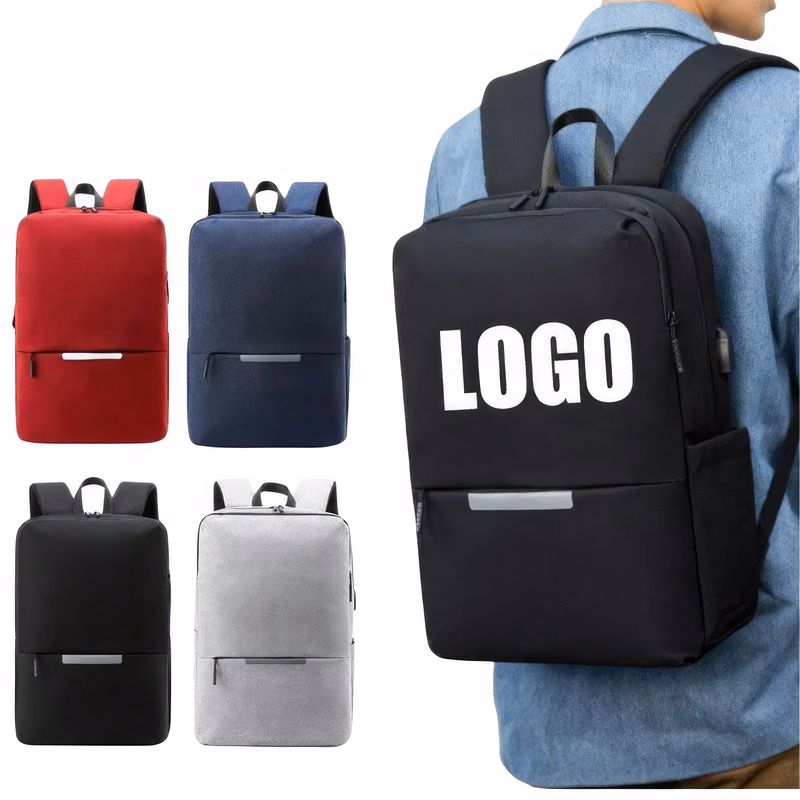 Business School Laptop Backpack with USB Charging Port