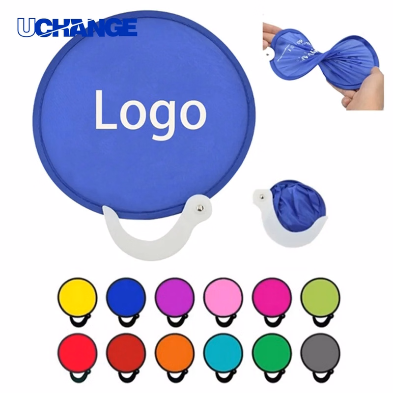 Pop-Up Foldable Frisbee Fan for Outdoor Events & Summer Giveaways