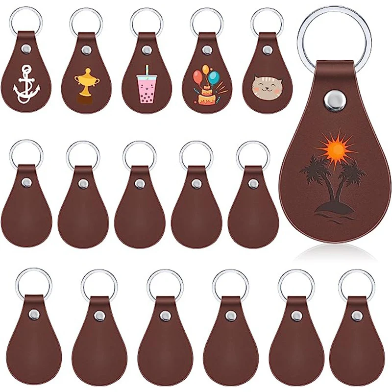 PU Leather Keychains 1