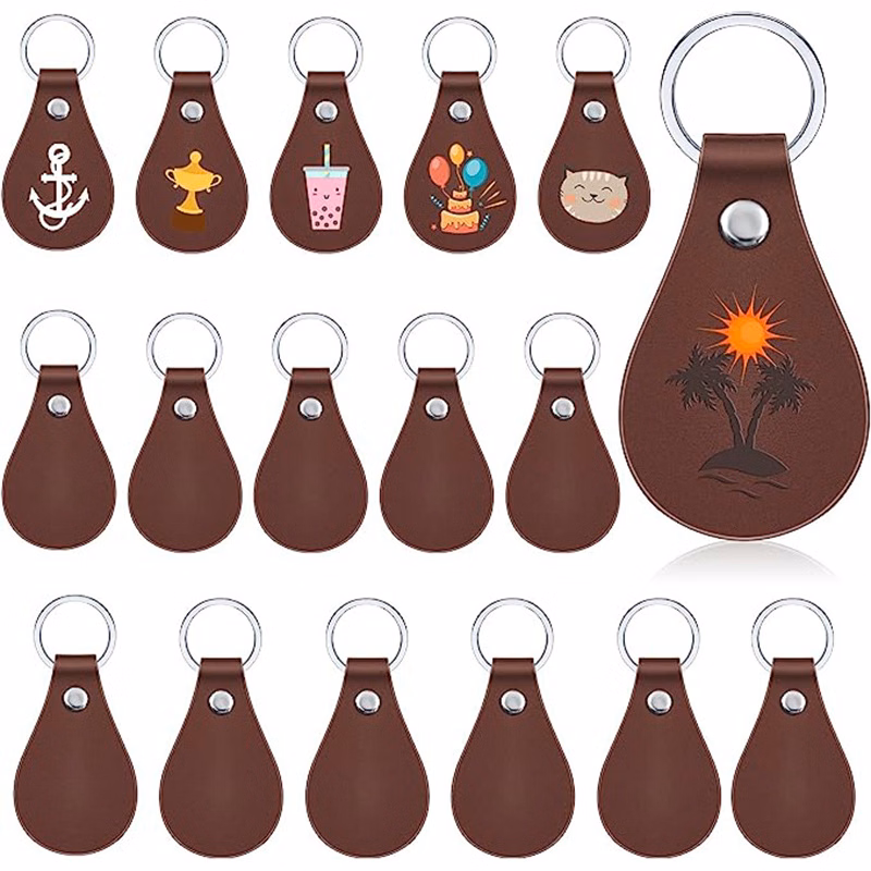 PU Leather Keychains