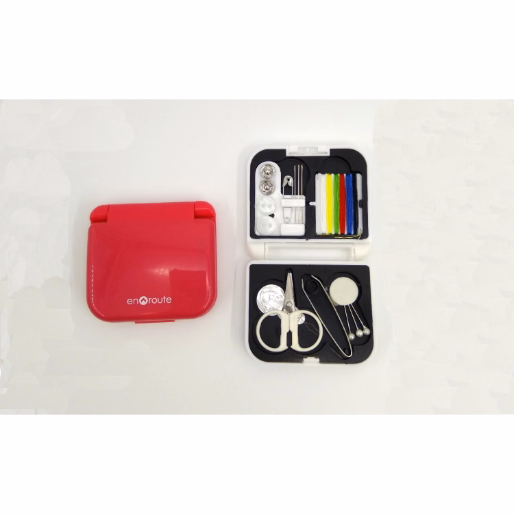 Sewing Kit With Plastic Case