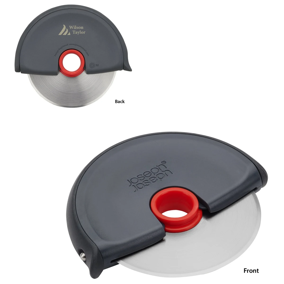 Joseph Joseph® Disc Easy-clean Gray Pizza Cutter 1