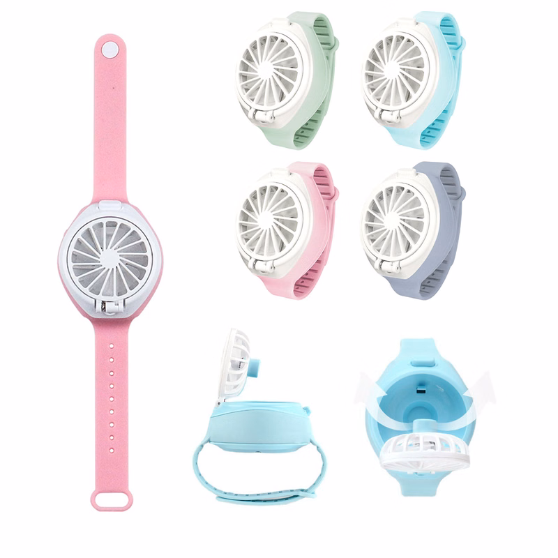 Rechargeable Watch Mini Handheld Portable Fan