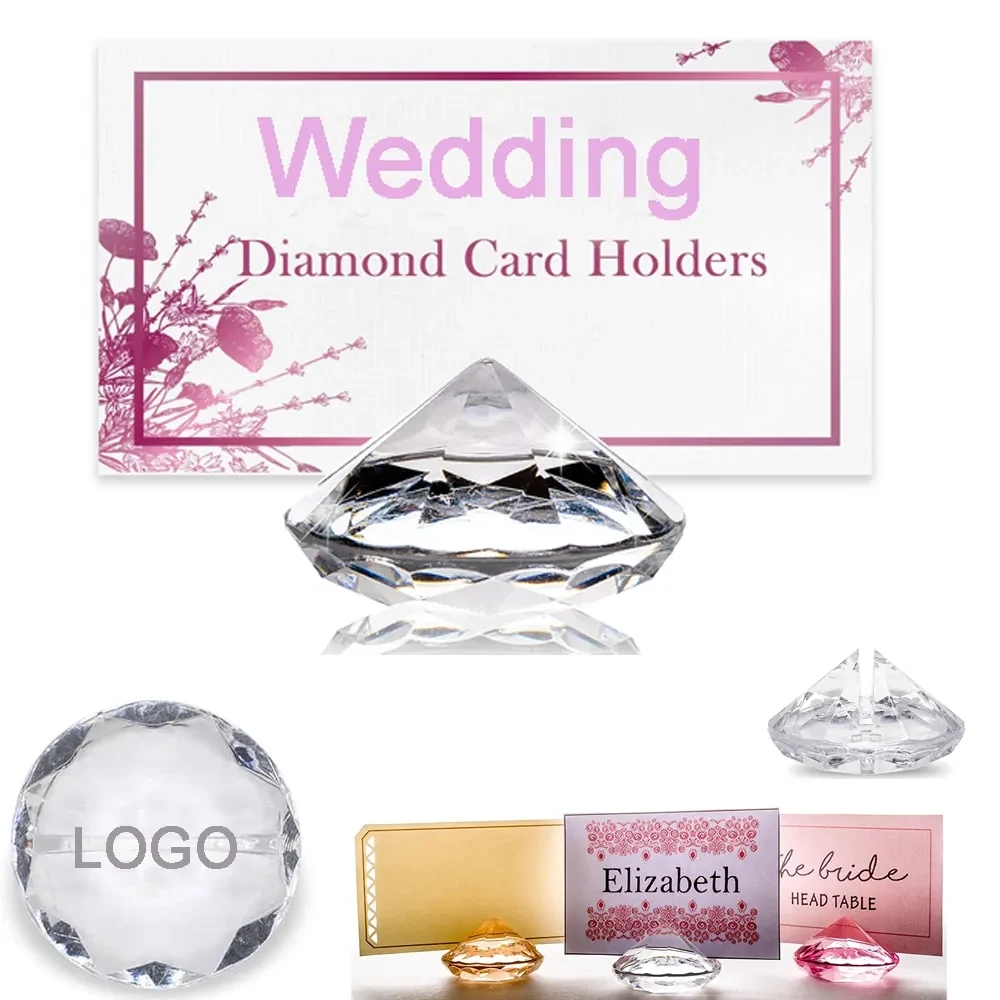 Luxury Diamond Place Card Holder 1