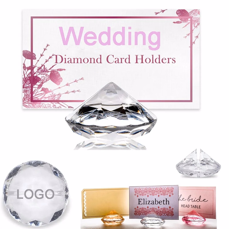 Luxury Diamond Place Card  Holder