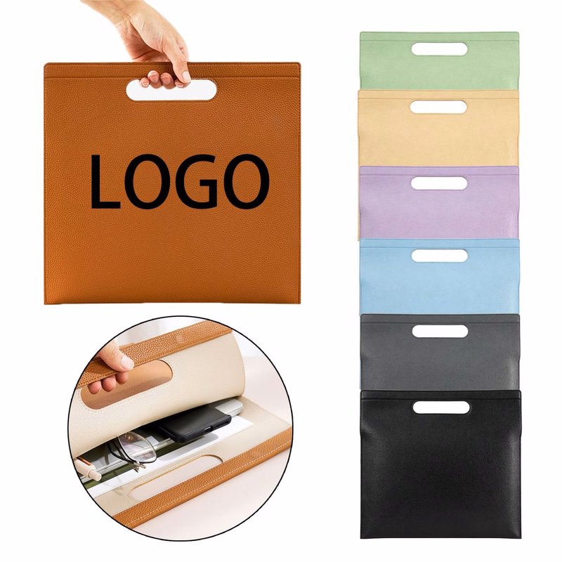 Handheld Leather Office Document Bag