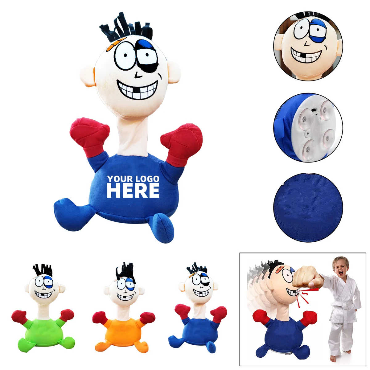Anti Stress Punch Me Plush Doll 1