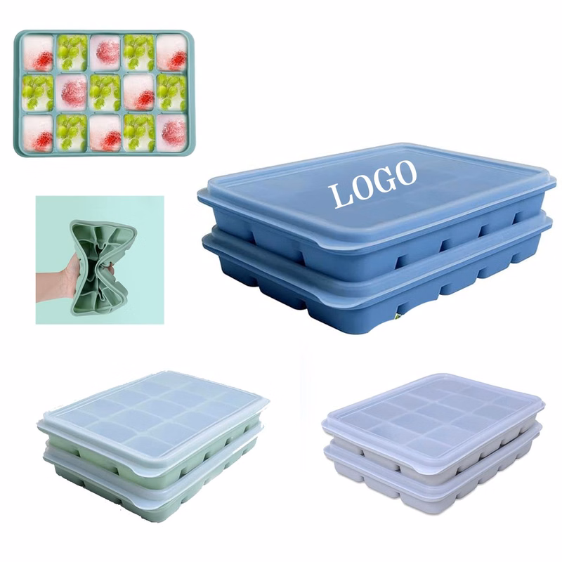 Trays Set Silicone Ice Cube Mold