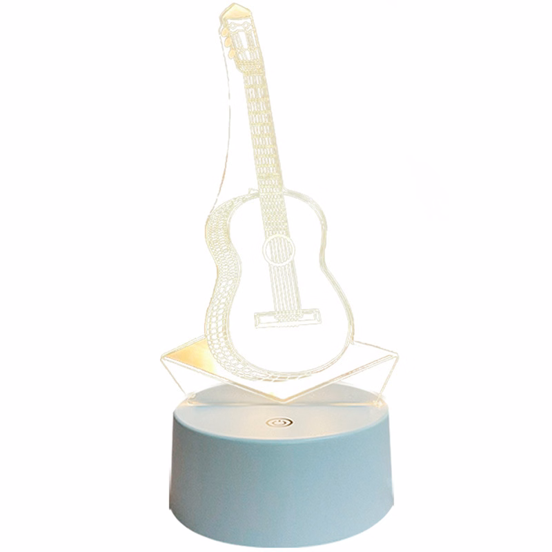 Guitar Design Led Lamp Night Light