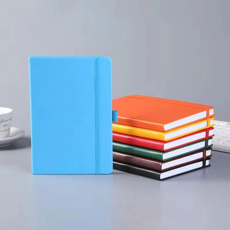 Custom A5 Recyclable Tie Notebook- With Pocket and Eraser 1