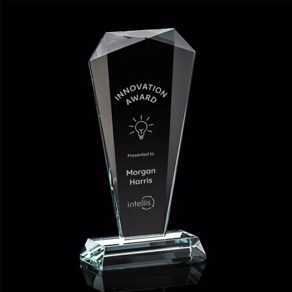 Engraved Crystal Plaque