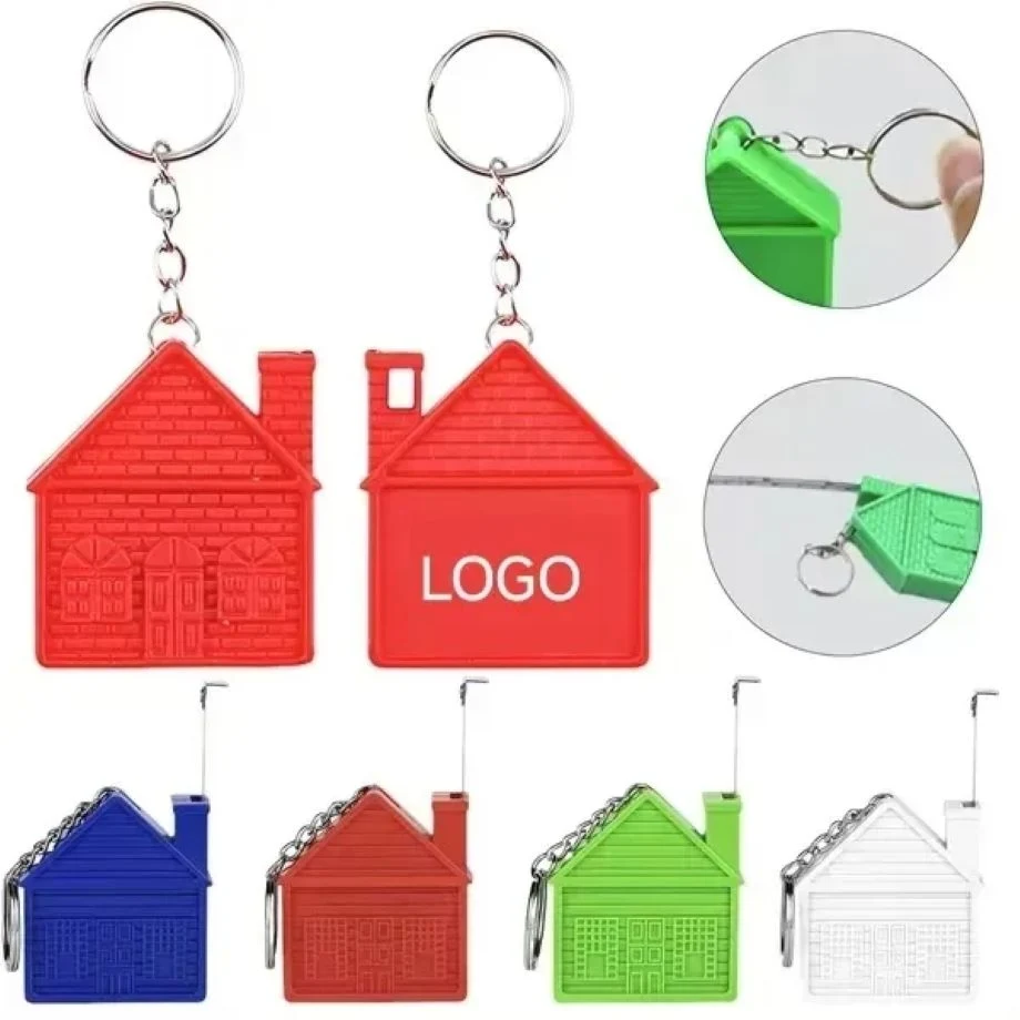 Plastic Shaped Retractable Dual Measuring Tape Ruler 1