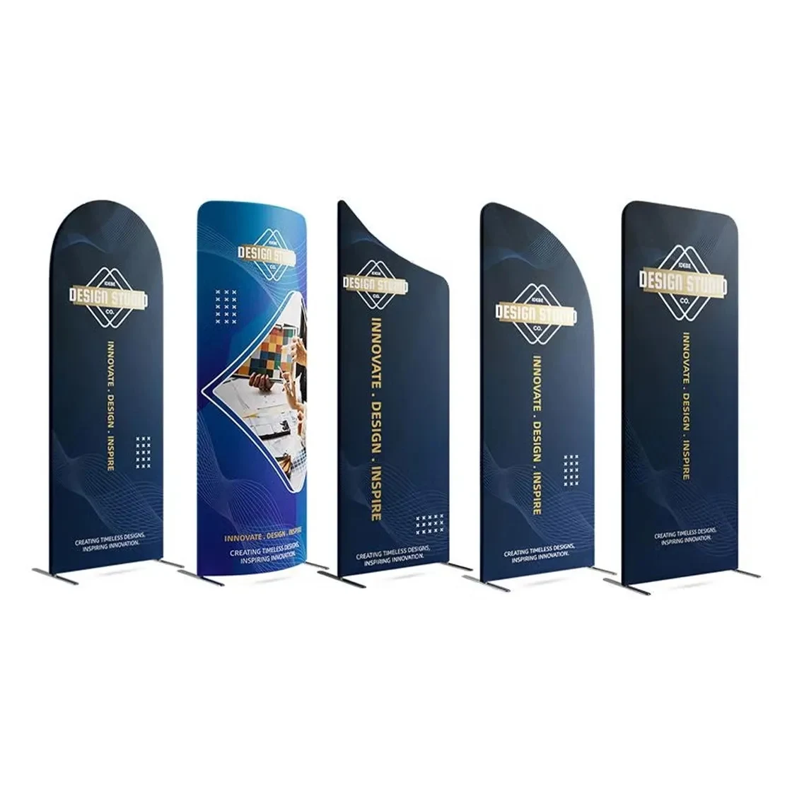 Tension Fabric with Magnetic Banner Stand 1