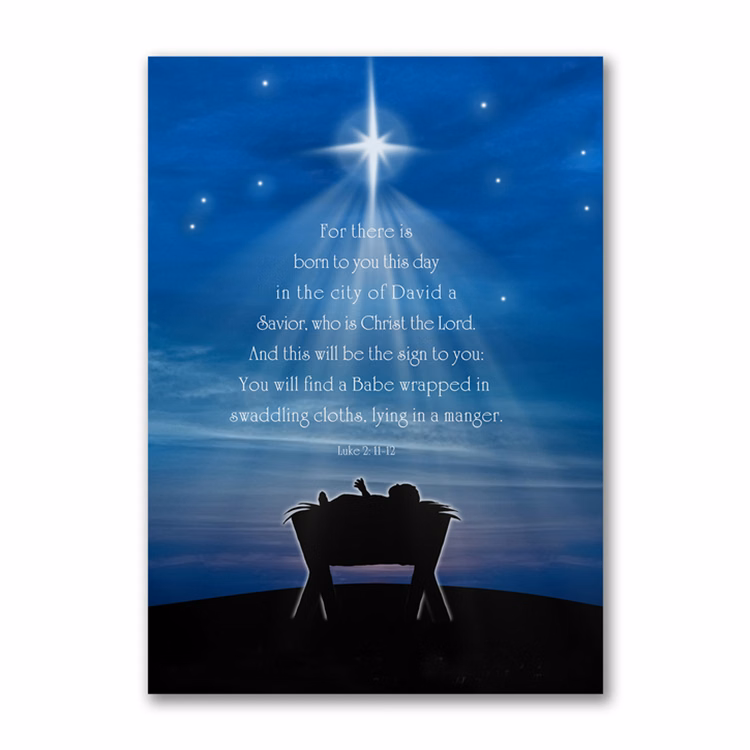 Nativity Wording Card