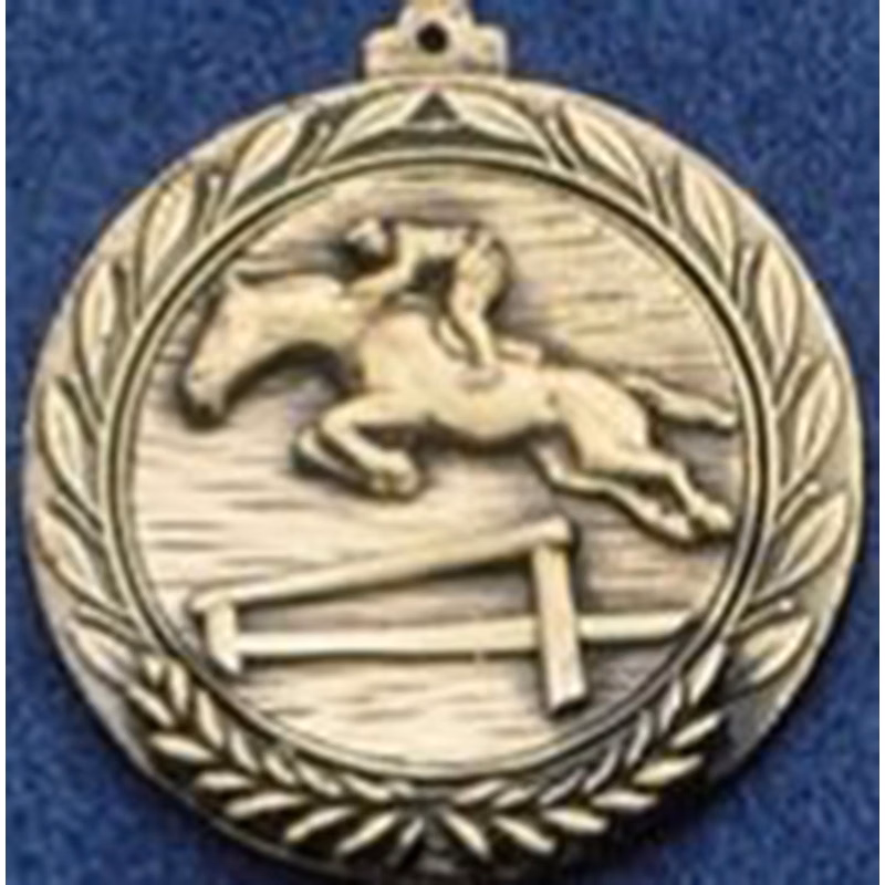 2.5" Stock Cast Medallion (Horse Jump)