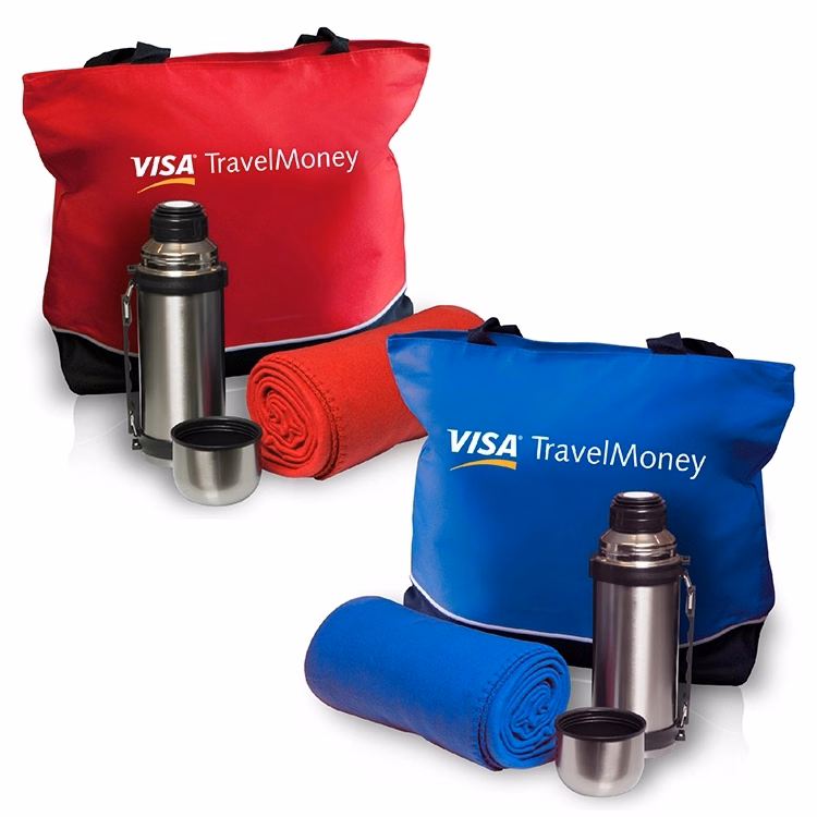3 PC "STAY-WARM" TRAVEL TOTE SET