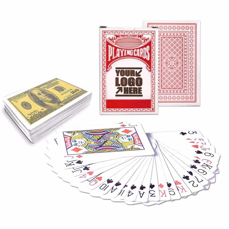 Full Color Custom Poker Playing Cards With Box