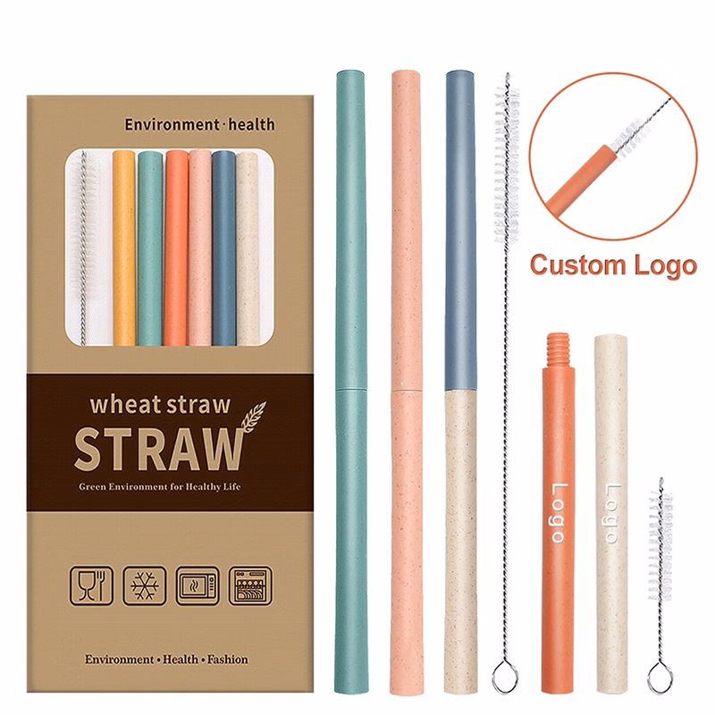 Reusable Detachable Wheat Straws