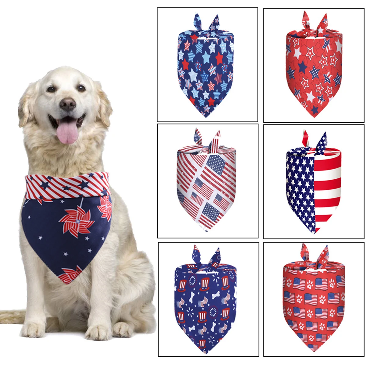 Durable Pet Dog Bandana 1