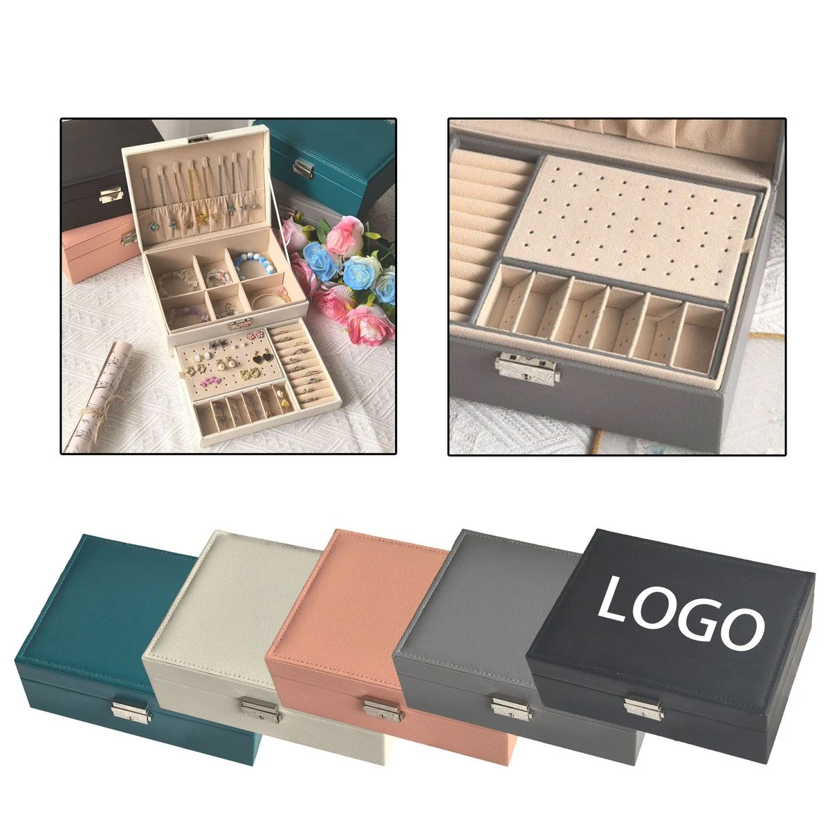 Drawer Type Multi Layer Jewelry Organizer Box 1