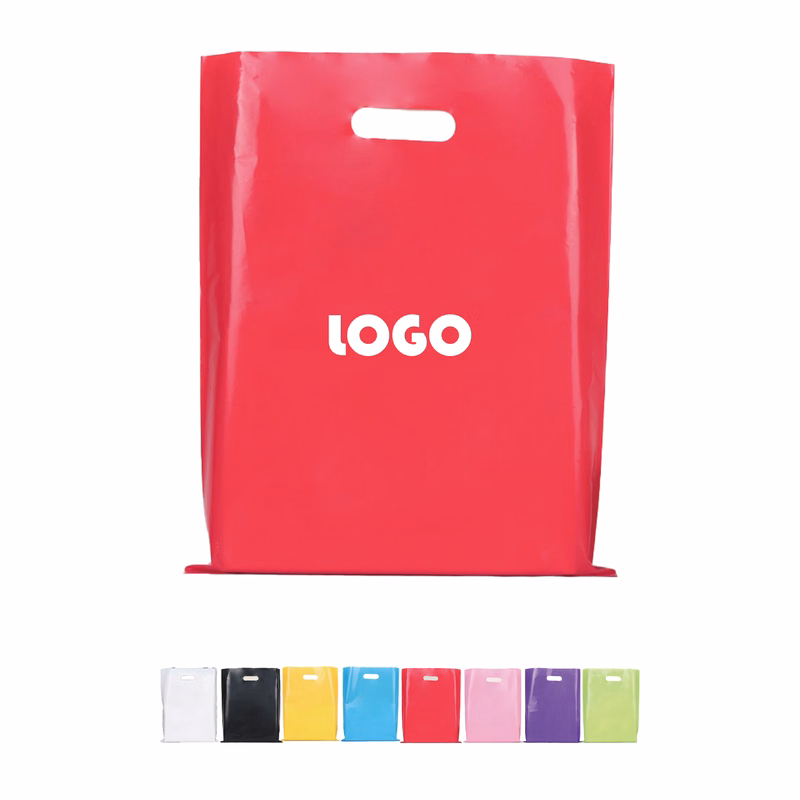 Die Cut Fold-Over Reinforced Plastic Bag