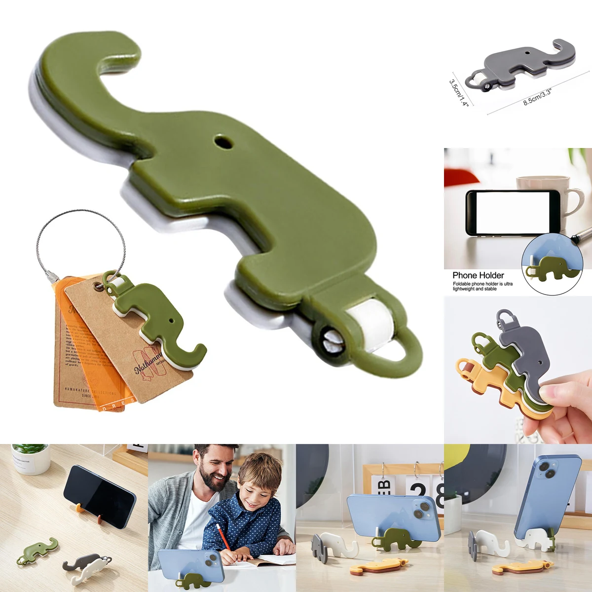 Cute Cartoon Elephant Phone Bracket 1