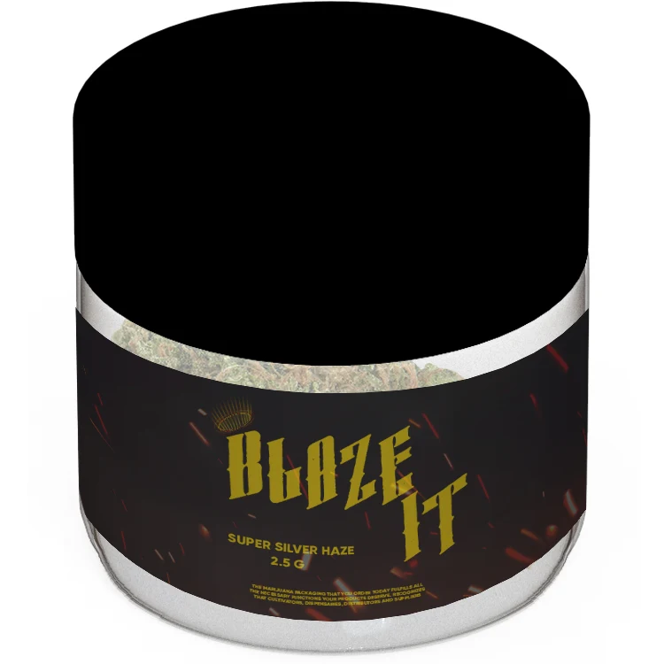 Custom Glass Jar – 2 oz – With Label 1