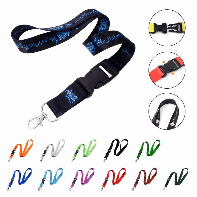 Lanyard Keychain With Detachable Buckle