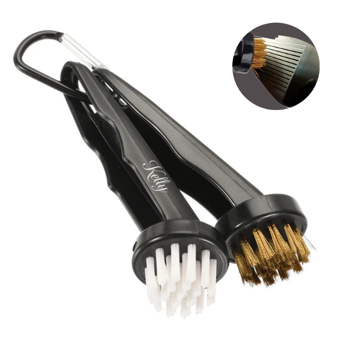Golf Club Cleaning Brush w/ Carabiner 1
