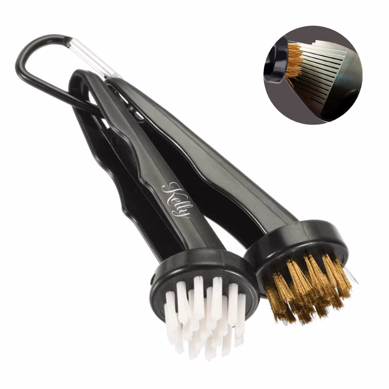 Golf Club Cleaning Brush w/ Carabiner