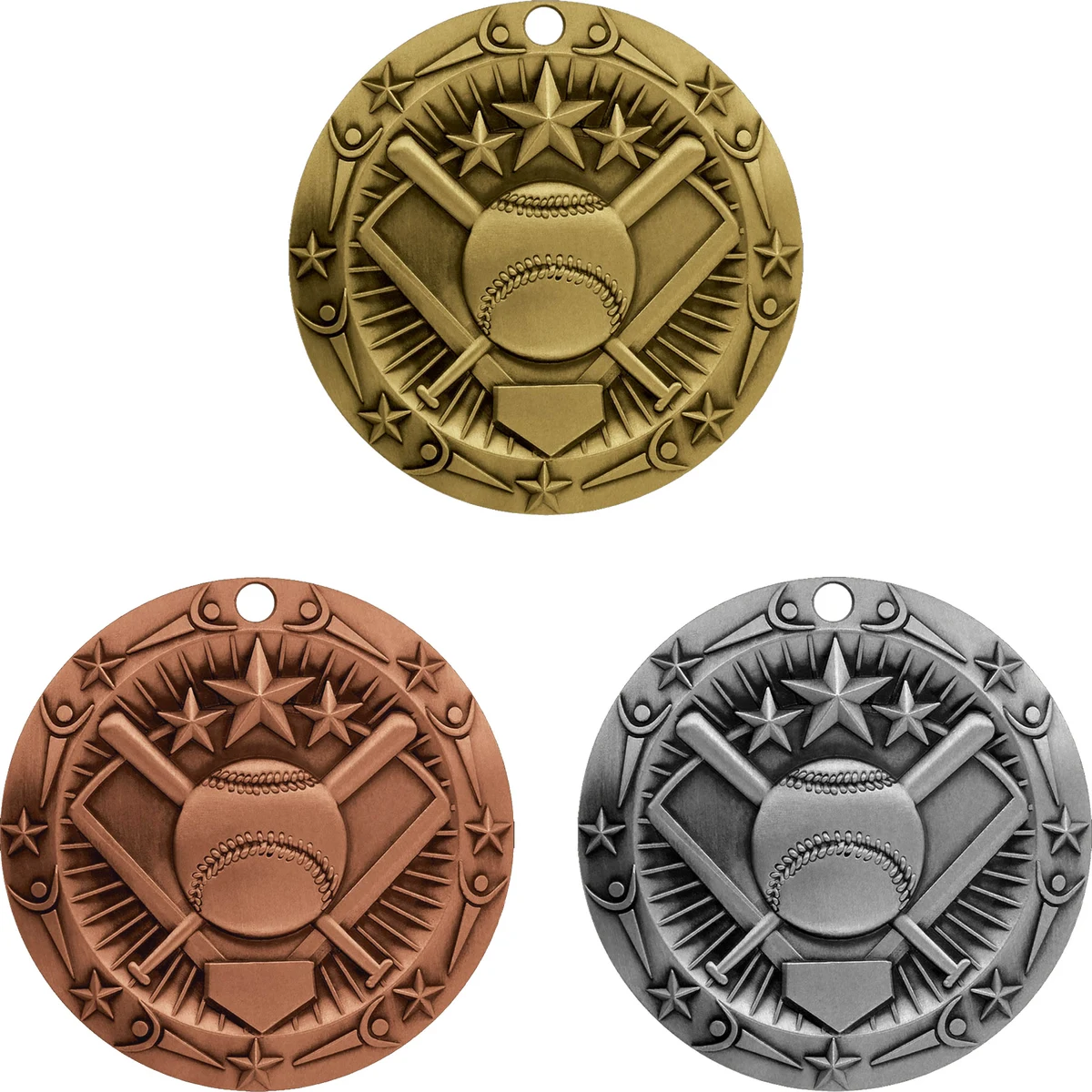 Stock World Class Sports & Academic Medals: Softball 1