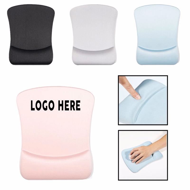 Custom Single-Color Logo Wrist Rest Mouse Mat