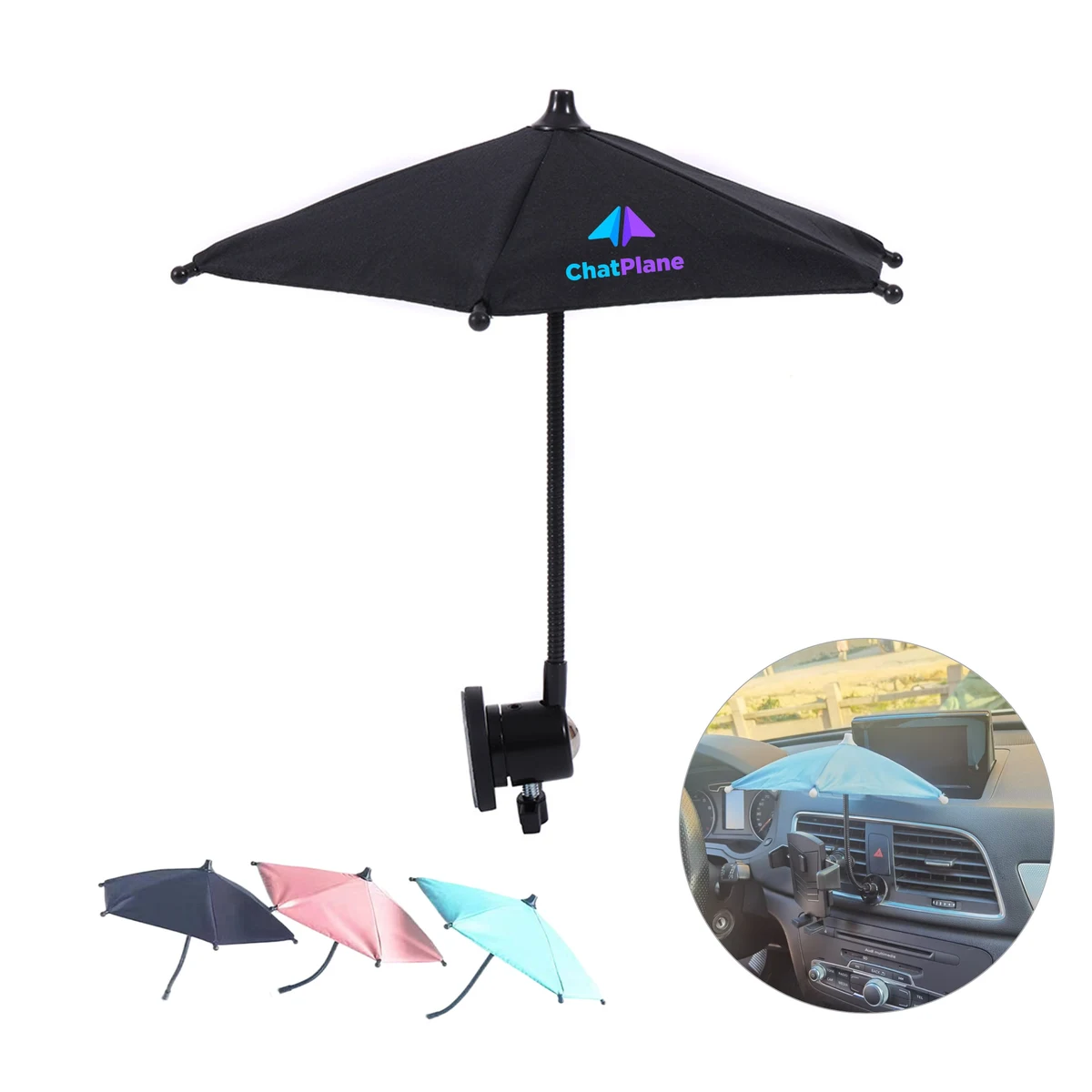 Phone Umbrella Sun Shade Used in Car 1
