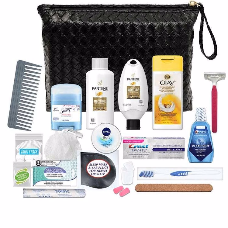 Women's Premium Travel Kits - 20 Pieces